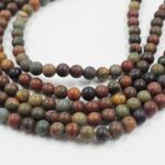 PIEDRA NATURAL AGATA DE LA INDIA BOLITA 6MM X UNA TIRA 38 CM.(EMA 22-7) - Imagen 2