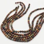 PIEDRA NATURAL AGATA DE LA INDIA BOLITA 6MM X UNA TIRA 38 CM.(EMA 22-7)