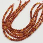 PIEDRA NATURAL CORNALINA BOLITA 6MM X UNA TIRA 38 CM.
(EMA 22-5)