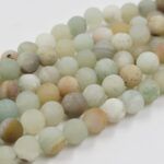 PIEDRA NATURAL AMAZONITA BOLITA 6 MM X UNA TIRA 38 CM(EMA 22-14) - Imagen 2