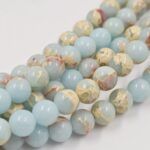 PIEDRA NATURAL AMAZONITA BOLITA 6MM  X UNA TIRA 38 CM.
(EMA 22-16) - Imagen 2