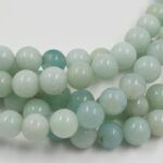 PIEDRA NATURAL AVENTURINA VERDE BOLITA 6MM X UNA TIRA 38 CM. (EMA 22-4) - Imagen 2