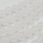 PIEDRA NATURAL CUARZO BLANCO BOLITA 6MM X UNA TIRA 38 CM.(EMA 22-9) - Imagen 2