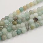 PIEDRA NATURAL AMAZONITA BOLITA 4MM X UNA TIRA 38 CM.(EMA 22-18) - Imagen 2