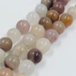 PIEDRA NATURAL CUARZO BOLITA 8MM X UNA TIRA 38 CM.
(EMA 22-21) - Imagen 2