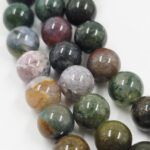 PIEDRA NATURAL AGATA DE LA INDIA BOLITA 8MM X UNA TIRA 38 CM.(EMA 22-28) - Imagen 2