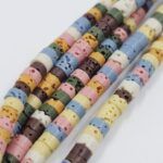 PIEDRA VOLCÁNICA.
CILINDRO 4*2MM X UNA TIRA 38 CM. (EMA 23-1) - Imagen 2