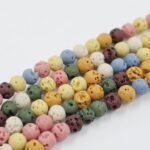 PIEDRA VOLCÁNICA.
BOLITA 4MM X UNA TIRA DE 38 CM. (EMA 23-2) X TIRA. - Imagen 2