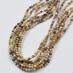 PIEDRA NATURAL AGATA BOLITA 6MM X UNA TIRA 38 CM.(EMC 25-27-2)