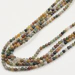 PIEDRA NATURAL AGATA DE LA INDIA BOLITA 6MM X UNA TIRA 38 CM.(EMA 25-14-2)