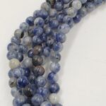 PIEDRA NATURAL SODALITA AZUL BOLITA 4MM X UNA TIRA 38 CM. (EMC 25-1-1) - Imagen 2