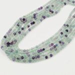 PIEDRA NATURAL FLUORITA MULTICOLOR BOLITA 6MM TIRA 38 CM (EMC  25-2-2)