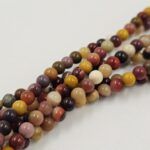 PIEDRA NATURAL JASPE MOOKAITA BOLITA 4MM X TIRA DE 38CM (EMC 25-22-1) - Imagen 2