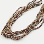 PIEDRA NATURAL JASPE POLICROMO BOLITA 4MM X TIRA 38CM ( EMC 25-24-1)