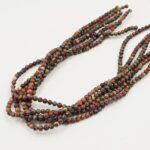 PIEDRA NATURAL JASPE LEOPARDO BOLITA 4MM X TIRA 38CM ( EMC 25-8-1)