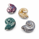 DIJE DE CERAMICA CARACOL 36*30MM TIRA x 4 UNIDADES SURTIDOS
(EMA 10-14)