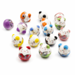DIJE DE CERAMICA GATITO FORTUNA TIRA x 15 UNIDADES SURTIDAS