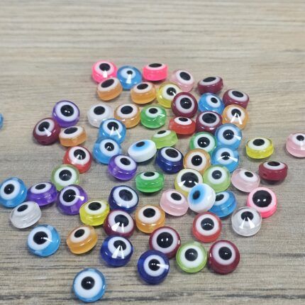 BOLSA OJITO TURCO MULTICOLOR 8MM X 1000 UNIDADES.