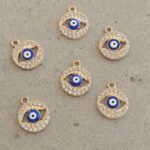 DIJE METAL OJO TURCO COLGANTE X 12 UNIDADES. (EMA 26-27)