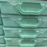 MALETIN ORGANIZADOR 11 DIVISIONES VERDE AQUA