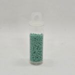 MIYUKI ROUN ROCAILLES VIDRIO 11/0 VERDE AQCUA PERLADO 2MM AGUJERO 0,8MM.TUBO CON 10 GRS MIYUKI. (EMA 14-1/4475)