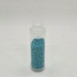 MIYUKI ROUN ROCAILLES VIDRIO 11/0 TURQUESA OPACO 2MM AGUJERO 0,8MM.TUBO CON 10 GRS MIYUKI. (EMA 14-1/2050)