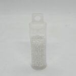 MIYUKI ROUN ROCAILLES VIDRIO 11/0 TRANSPARENTE 2MM AGUJERO 0,8MM.TUBO CON 10 GRS MIYUKI. (EMA 14-1/160)