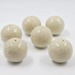 CERÁMICA PARA BORLAS ESFÉRAS TONO VISÓN X 6 UNIDADES.