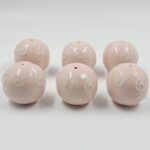 CERÁMICA PARA BORLAS ESFÉRAS TONO RISA PASTEL X 6 UNIDADES. - Imagen 2