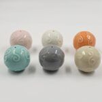 CERÁMICA PARA BORLAS ESFÉRAS MIXS X 6 UNIDADES. - Imagen 2