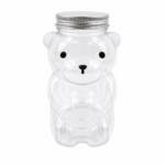 PACK X 6 BOTELLAS OSITO CON TAPA MATERIAL PET 420ML (EMB 2-4)