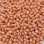 MOSTACILLÓN DE VIDRIO 4MM TONO NARANJA.X 500 GRS.