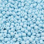 MOSTACILLÓN DE VIDRIO 4MM TONO CELESTE.X 500 GRS.