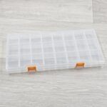 CAJA TRANPARENTE 24 DIVISORIOS 32 X 16 X 3 CM (EMC 9-3)