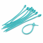 PRECINTOS SILICONADO OVALADOS AQCUA DE 21CM X 10 UNIDADES (EMC 1-8)