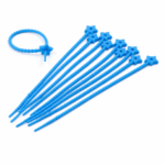 PRECINTOS SILICONA ESTRELLA AZUL 21CM X 10 UNIDADES (EMC 1-10)