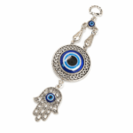 COLGANTE OJO TURCO ALEACION  4.5*18.5 CM (COL 26-21)