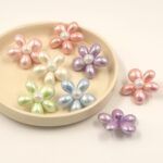 PACK X 20 FLORES NACARADAS SURTIDAS 4CM (EMC14-5)