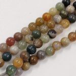 PIEDRA NATURAL AGATA DE LA INDIA BOLITA 4MM X UNA TIRA 38 CM.(EMA 25-14-1) - Imagen 2