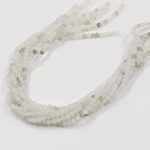 PIEDRA NATURAL CUARZO BLANCO/CLORITA VERDE AGUA BOLITA 6MM X TIRA 38 CM (25-15-2)