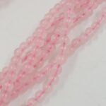 PIEDRA NATURAL CUARZO ROSA BOLITA 4MM X TIRA 38CM (EMC 25-6-1) - Imagen 2