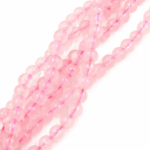 PIEDRA NATURAL CUARZO ROSA BOLITA 6MM X TIRA 38CM (EMC 25-6-2) - Imagen 2