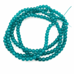 CUENTAS DE VIDRIO VERDE 4MM X TIRA (EMC 53-77)