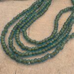 CUENTAS DE CRISTAL TURQUESA BICONICAS VERDE  6MM (EMC 53-48) #10