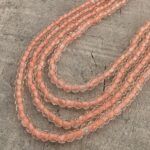 CUENTAS DE CRISTAL BICONICAS SALMON OSCURO 6MM (EMC 53-48) #7