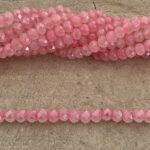 CUENTAS DE CRISTAL BICONICAS ROSA OSCURO 6MM (EMC 53-48) #12 - Imagen 2
