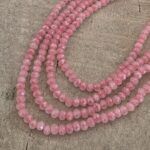 CUENTAS DE CRISTAL BICONICAS ROSA OSCURO 6MM (EMC 53-48) #12