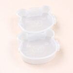 CAJA PLASTICA 2 DIVISIONES OSITO 10 X 9 CM ( EMC 3-6 )