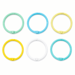 SET X 20 AROS METALICOS SURTIDOS 3CM ARO 2MM
(EMC 2-4)
