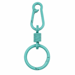 PACK X 10 LLAVEROS 9CM DE METAL AQCUA CON ARGOLLA (EMC 1-6)